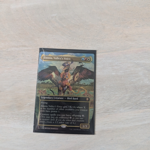 Legendary Creature Trading Card - Zinnia, Valley\'s Voice